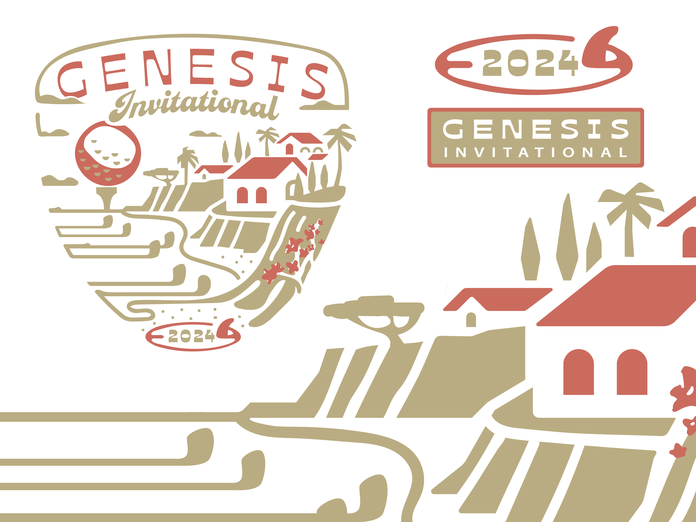 Example of Tournament Branding - Golf