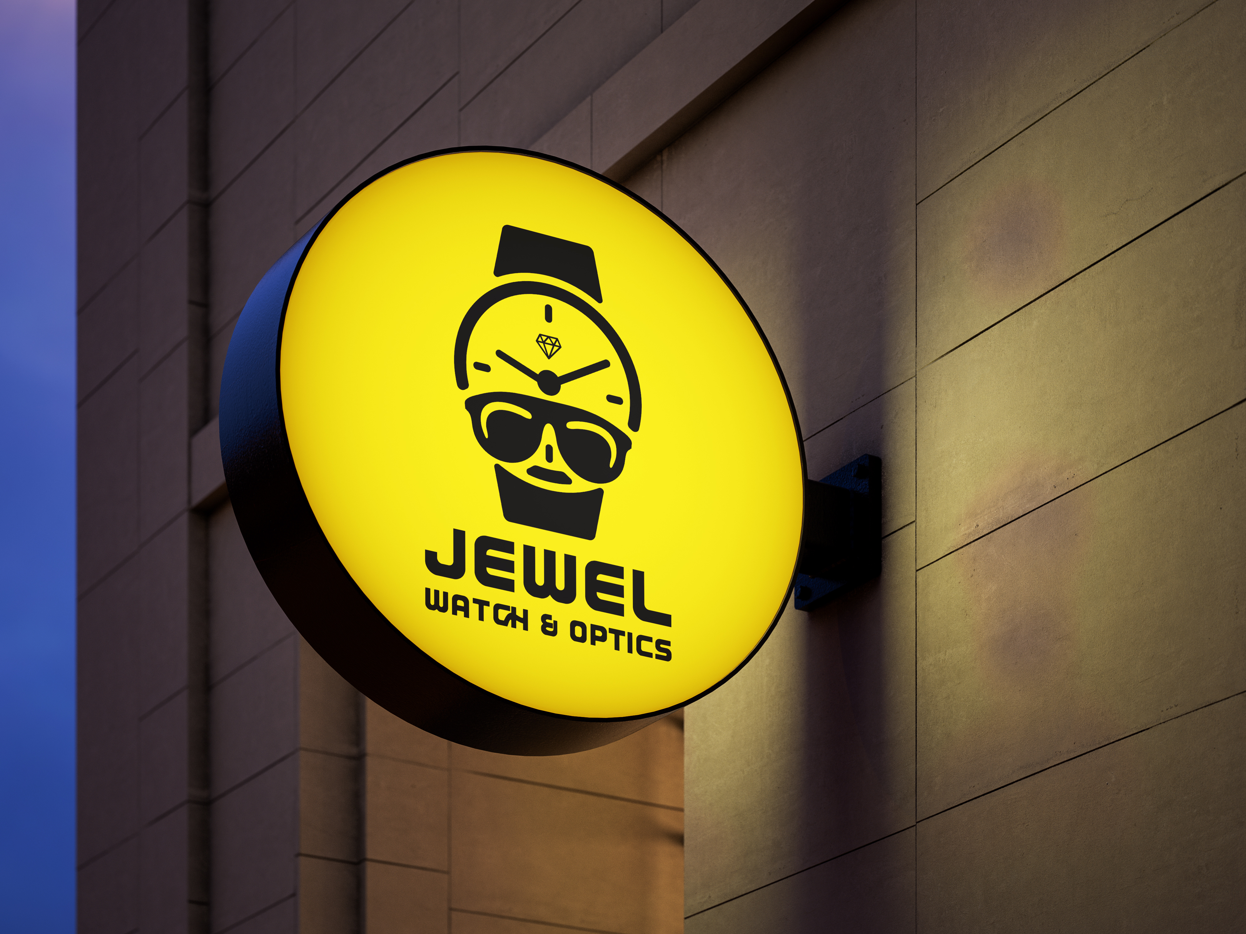 JEWEL – Watch & Optics Logo Design bag design bottle design brand identity branding label design logo design packaging design pouch design product label sunglass logo watch logo watch shop logo