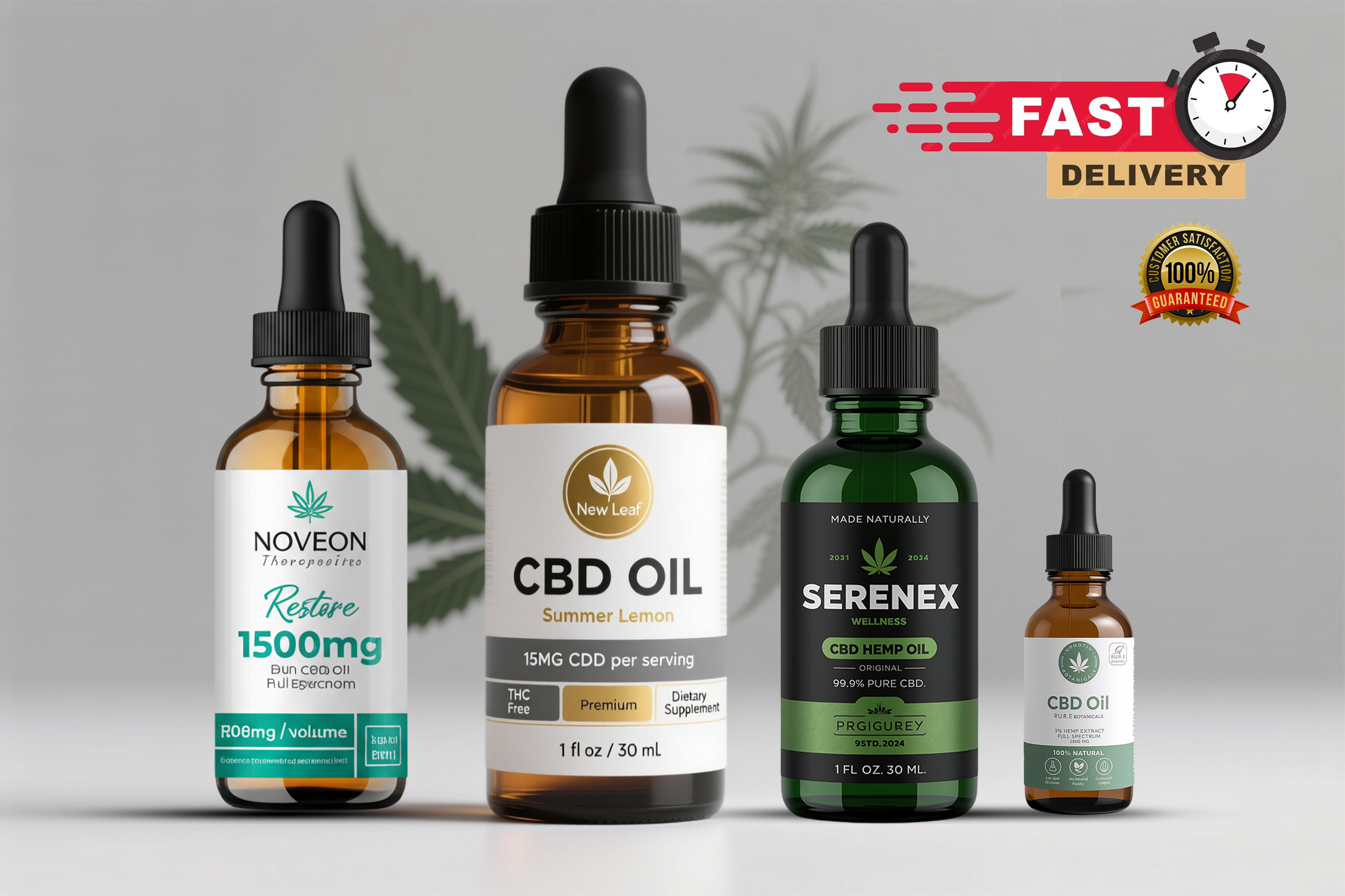 Example of Eye Catching Cbd Label Packaging Design