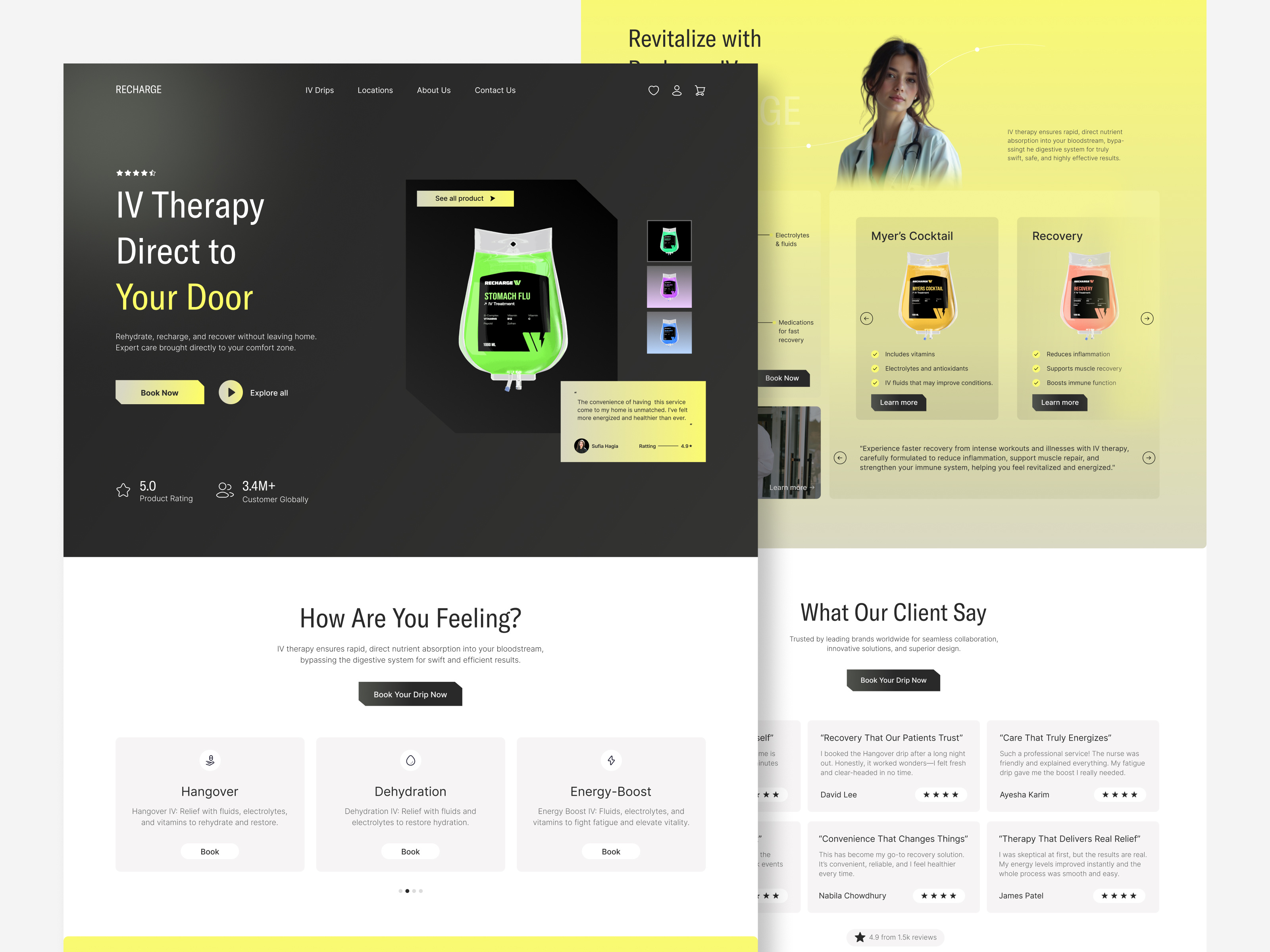 Example of Health Care / Medical Care / Mobile Iv