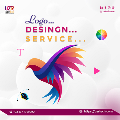 Logo Design Services branding customlogo ecommercebranding graphicdesign logodesign modernlogo professionallogo rebranding smallbusiness uzrtech visualidentity