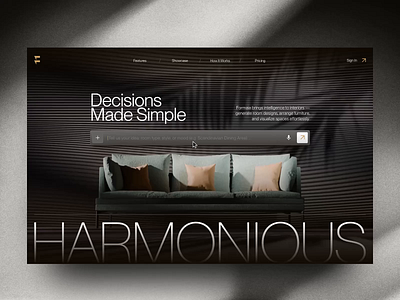 Formaia - AI Interior Design Generator Landing Page Animation ai animation artificial intelligence design design interior furniture home interaction interior landing page machine learning ui ux web web design website website design