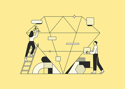 Creating a new product branding illustration character editorial illustration people product product design