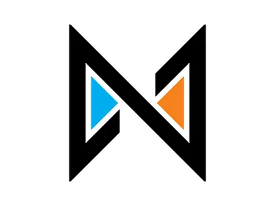 Letter N Arrow Heads Connection Logo for sale arrow audio buy collaboration connected connection entertainment for sale heads label letter n logo partnership premade purchase ready made recording studio visual