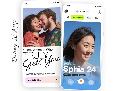 Ai dating app design ai app ai app design ai dating app app app design app designer app developer bumble clean app dating app dating app design marriage app matrimony app mobile app modern app social app social media app tinder ui designer