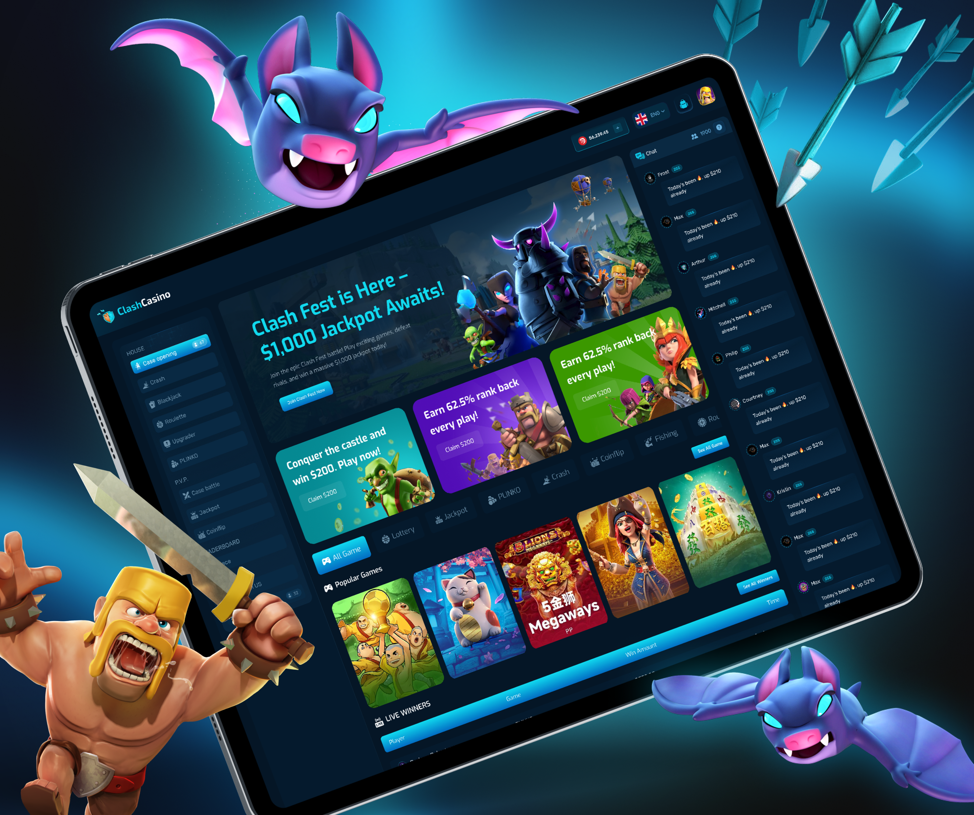 Example of Casino Website Design🎲