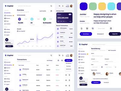Finance and Business Dashboard business chart dashboard design style finance payment prototype ui design web design website