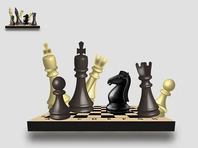 Chess board 3d illustrator .... #treding #viral branding design designing graphic design illustration logo photoshop trending vector