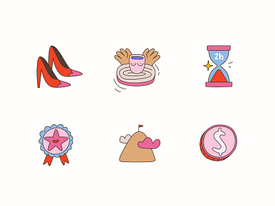Icon set ✦ Crockd creative brand branding business illustrations design digital art diy editorial illustration graphic design icon icon design icon set illustration pro create ui