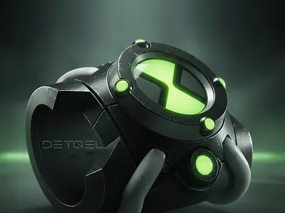 Ben 10 Omnitrix 3d Design 3d branding graphic design