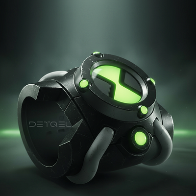 Ben 10 Omnitrix 3d Design 3d branding graphic design