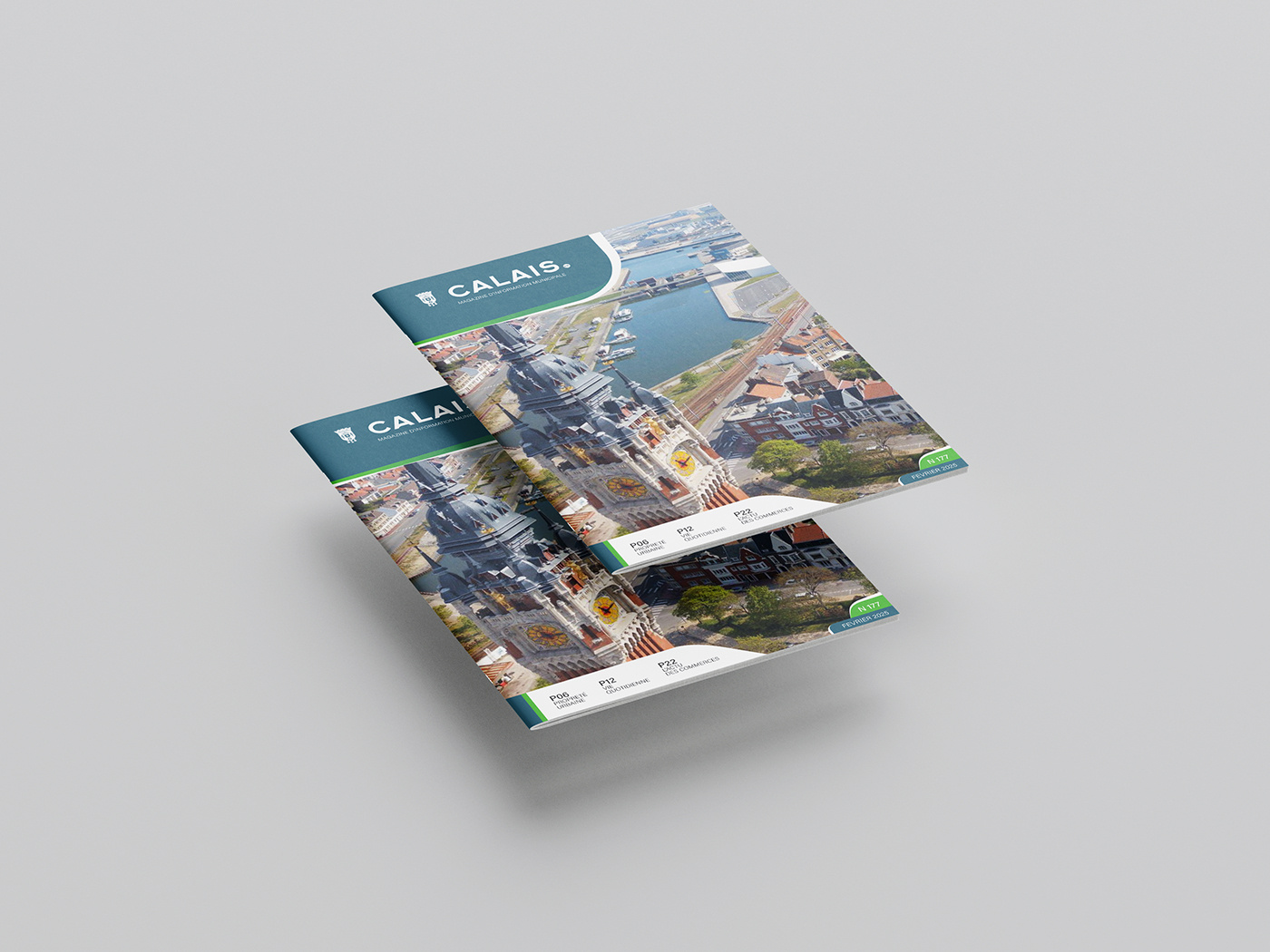 Calais communication graphic design print