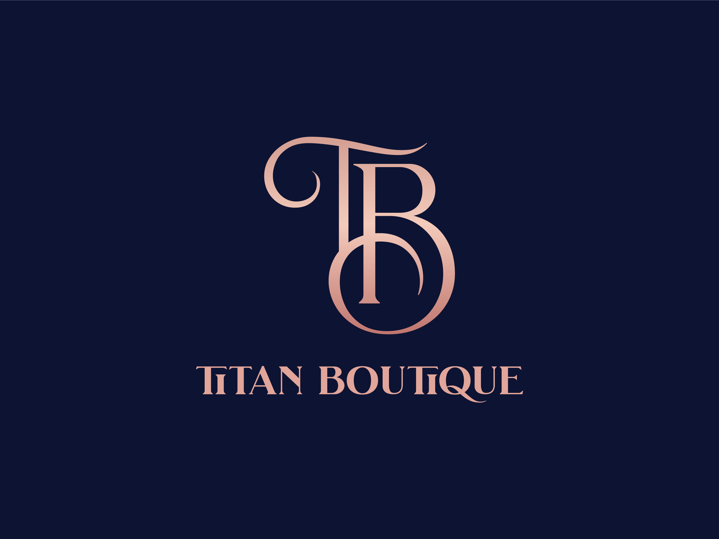 Example of Luxury Monogram Logo Design