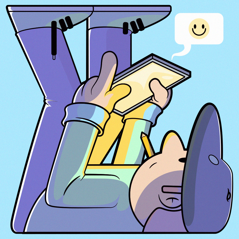 Chill Worker! artwork branding character colors design freelance funny graphic graphics illustration motion tech technology vector work