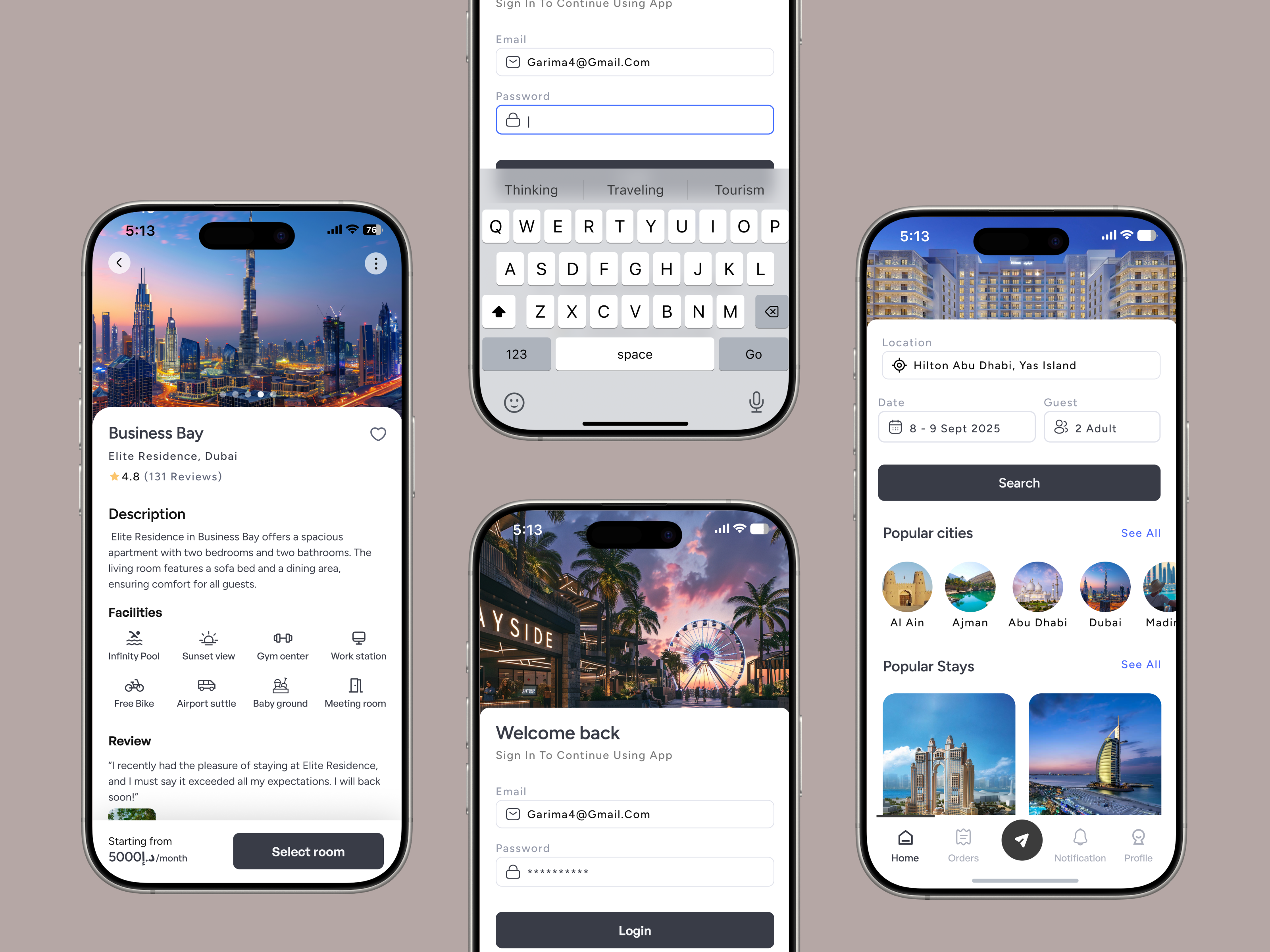 Example of Minimal Mobile Design