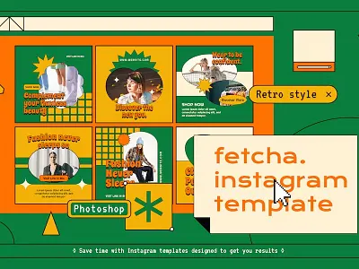 Coreal Instagram Post & Stories Template instagram instagram template social media template