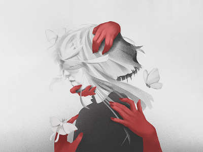 AURORA's vinyl cover fanart design graphic design illustration