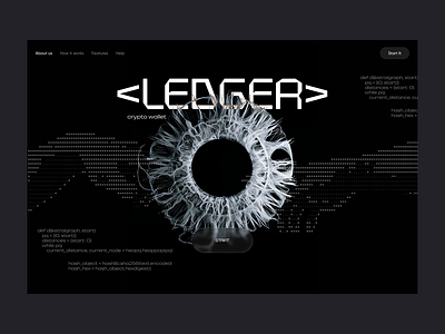 LEDGER Crypto Wallet 3d animation crypto graphic design motion graphics ui ux wallet