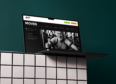 FiT | UI/UX design | UI Motion design layout motion typography ui ux