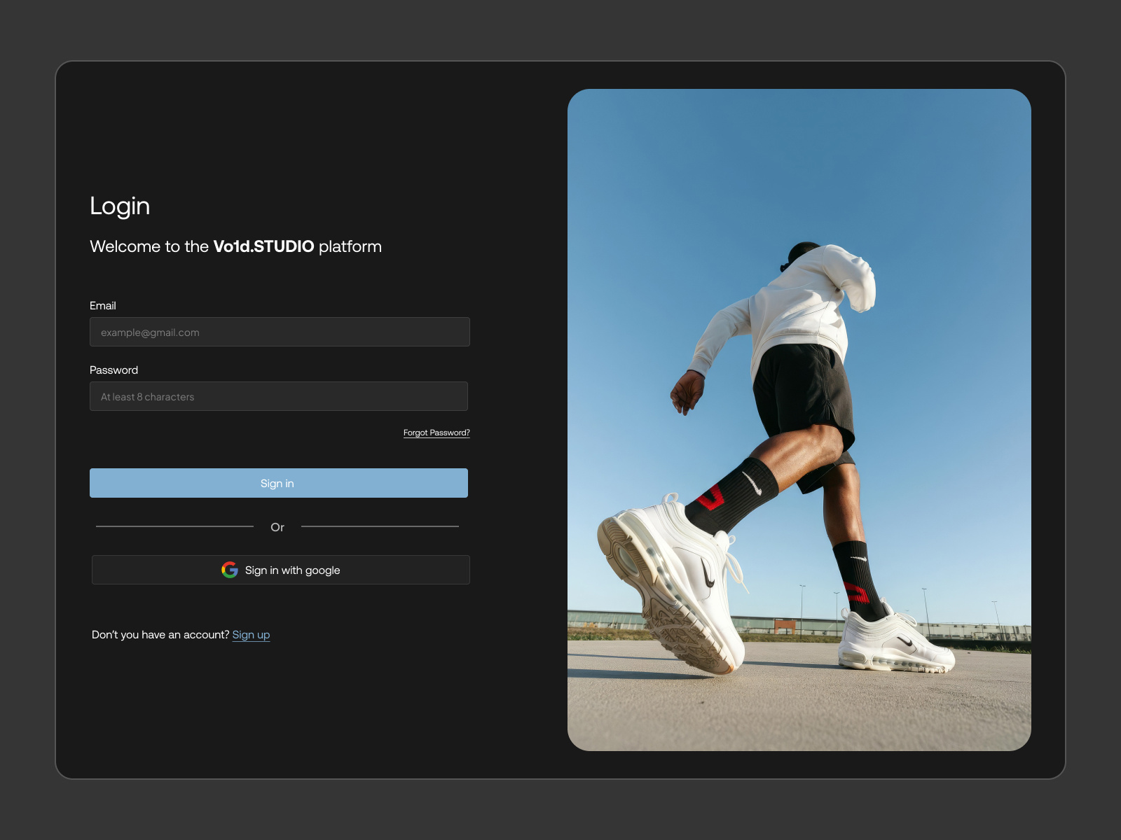 Login Page Design ui
