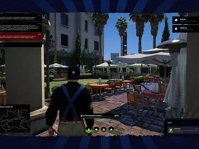 HUD FiveM UI / Design for server Venturas brainstorm cfx chat design fivem fivem design fivem ui fivem ui design graphic design gta gta rp hud notify player view roleplay ui rp scirpt design ui