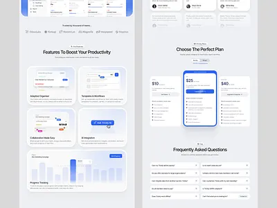 SaaS Website Design branding design figma framer illustration landing page modern design saas design saas ui saas website design ui uiux web design website design
