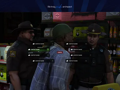 Context List / FiveM UI design for Venturas animation branding context design fivem fivem ui fivem ui design game design gradients gta illustration list ox lib redesing roleplay rp rp ui server server ui ui