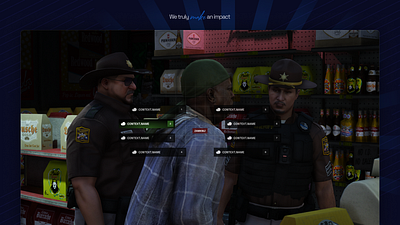Context List / FiveM UI design for Venturas animation branding context design fivem fivem ui fivem ui design game design gradients gta illustration list ox lib redesing roleplay rp rp ui server server ui ui