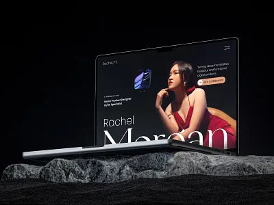 Rachel.M Product Designer Portfolio Landing Page 3d animation app brand branding ecommerch website graphic design landing page logo mobile app design mobile design motion graphics portfolio wbsite shopify techwitpro ui ux web design website design wordpress