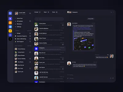 Messenger App I SaaS I Dashboard animation app clear dashboard design home messenger product saas send ui user interface user interface design ux uxui