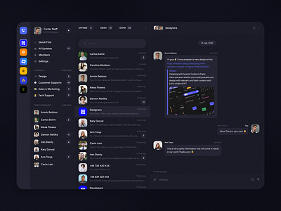 Messenger App I SaaS I Dashboard animation app clear dashboard design home messenger product saas send ui user interface user interface design ux uxui