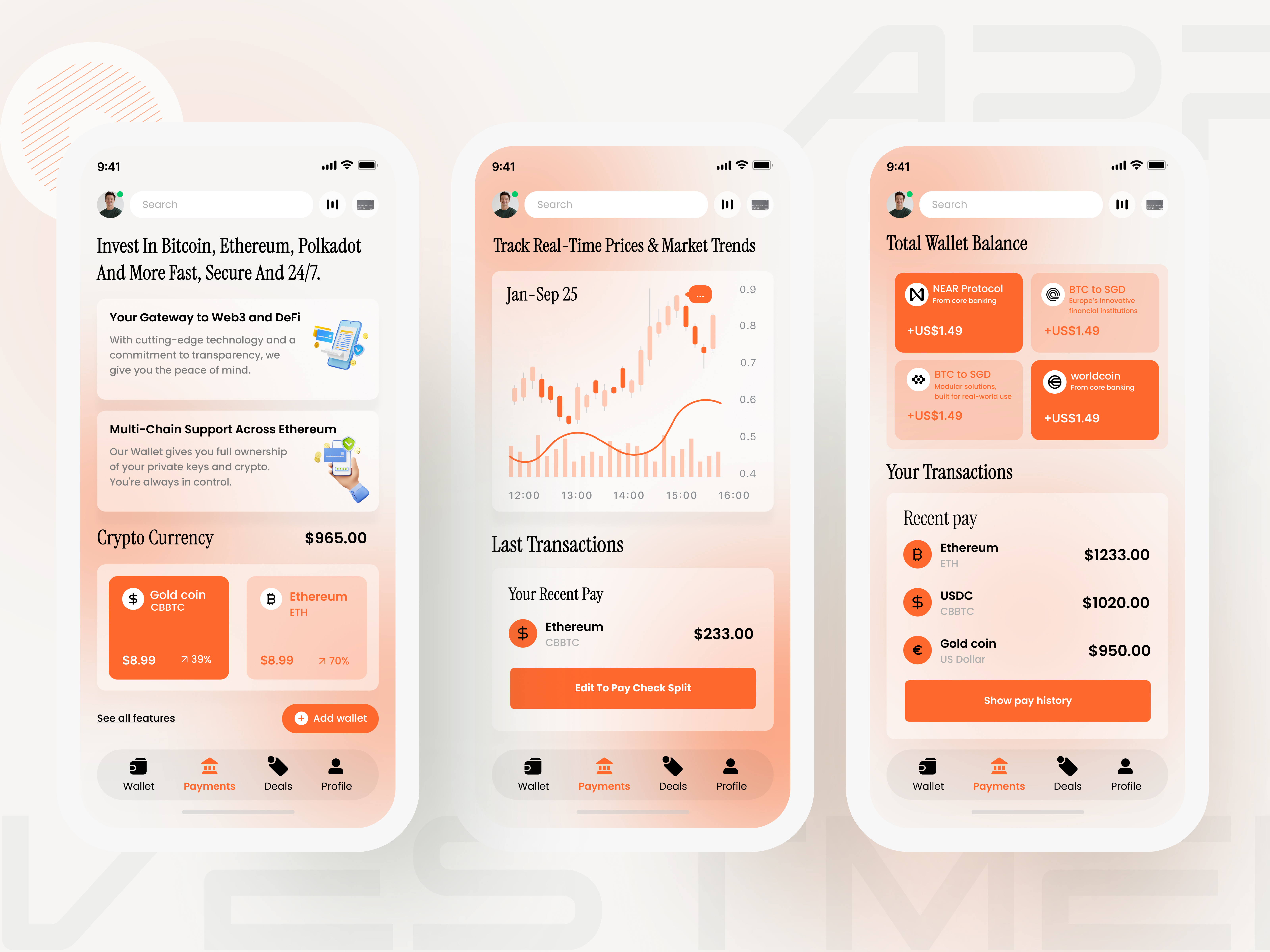 Finance Investment App UI/UX banking app clean design dasboard finacnce app finacnce landing page fintech app homepage investment app investment app uiux landing page mobile mobile banking money transfer nft savings trading ui uiux web design website
