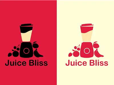 juice bliss logo design creativity graphic design logo design