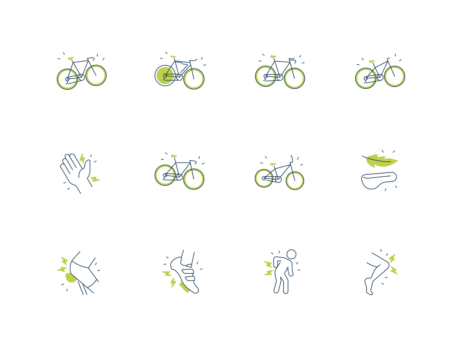 Athletes Lab Icons by Iconfield Studio on Dribbble