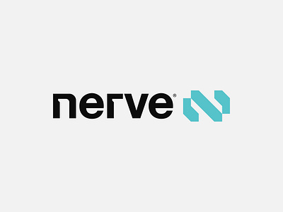 Nerve abstract logo branding design lettermark logo logo design minimalist logo modern logo n logo