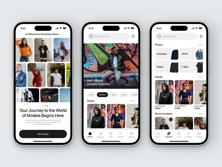 Fashion Store Mobile App by Rafi for Caraka on Dribbble
