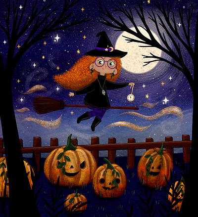 "Pumpkin o'clock" Illustration 3d animation app branding design graphic design icon illustration illustrator logo minimal motion graphics typography ui ux vector web website