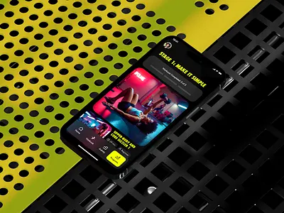 Nike Training Club App. Home Workouts & Fitness app branding design figma graphic design illustration logo ui ux vector
