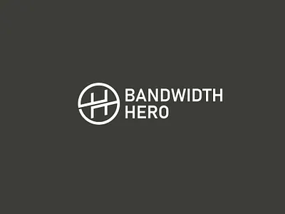BANDWIDTH HERO communication graphic design logo