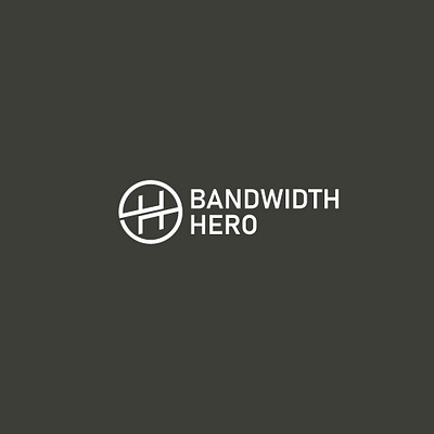 BANDWIDTH HERO communication graphic design logo