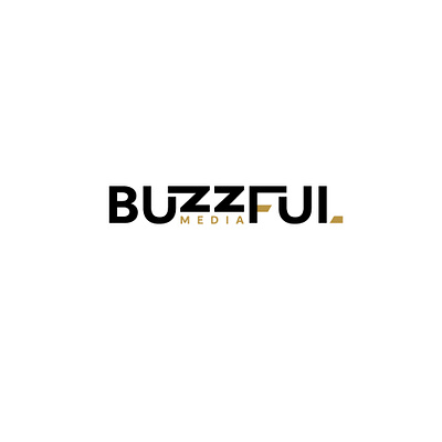BUZZFUL MEDIA LOGO communication corporate identity graphic design identity logo print