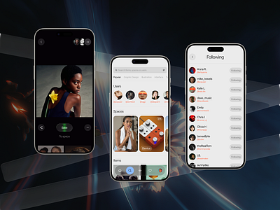Mobile App: Visual Inspiration Hub for Creatives design design studio graphic design interface mobile ui user experience ux web web app design web design website