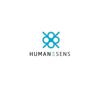 HUMAN E SENS LOGO communication corporate identity identity logo marque print