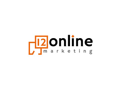 12 ONLINE MARKETING LOGO communication corporate identity graphic design identity logo marque