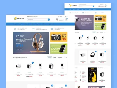 Shopify Migration & CRO for Electronics Store e commerce product design product page product template shop shopify shopify template template ui web design