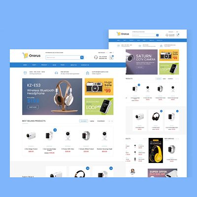 Shopify Migration & CRO for Electronics Store e commerce product design product page product template shop shopify shopify template template ui web design