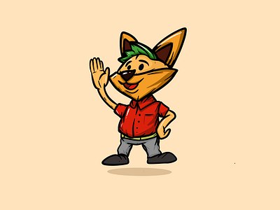 Fox Mascot character graphic design illustration logo logodesign logos