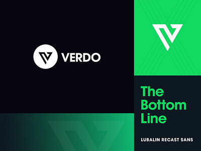 Verdo Branding ai artificial brand clever green grid identity intelligence journey letter llm logo mark maze monogram smart studio symbol typography v