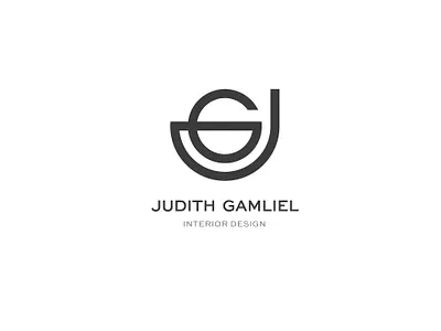 JUDITH GAMLIEL LOGO communication corporate identity identity logo marque print