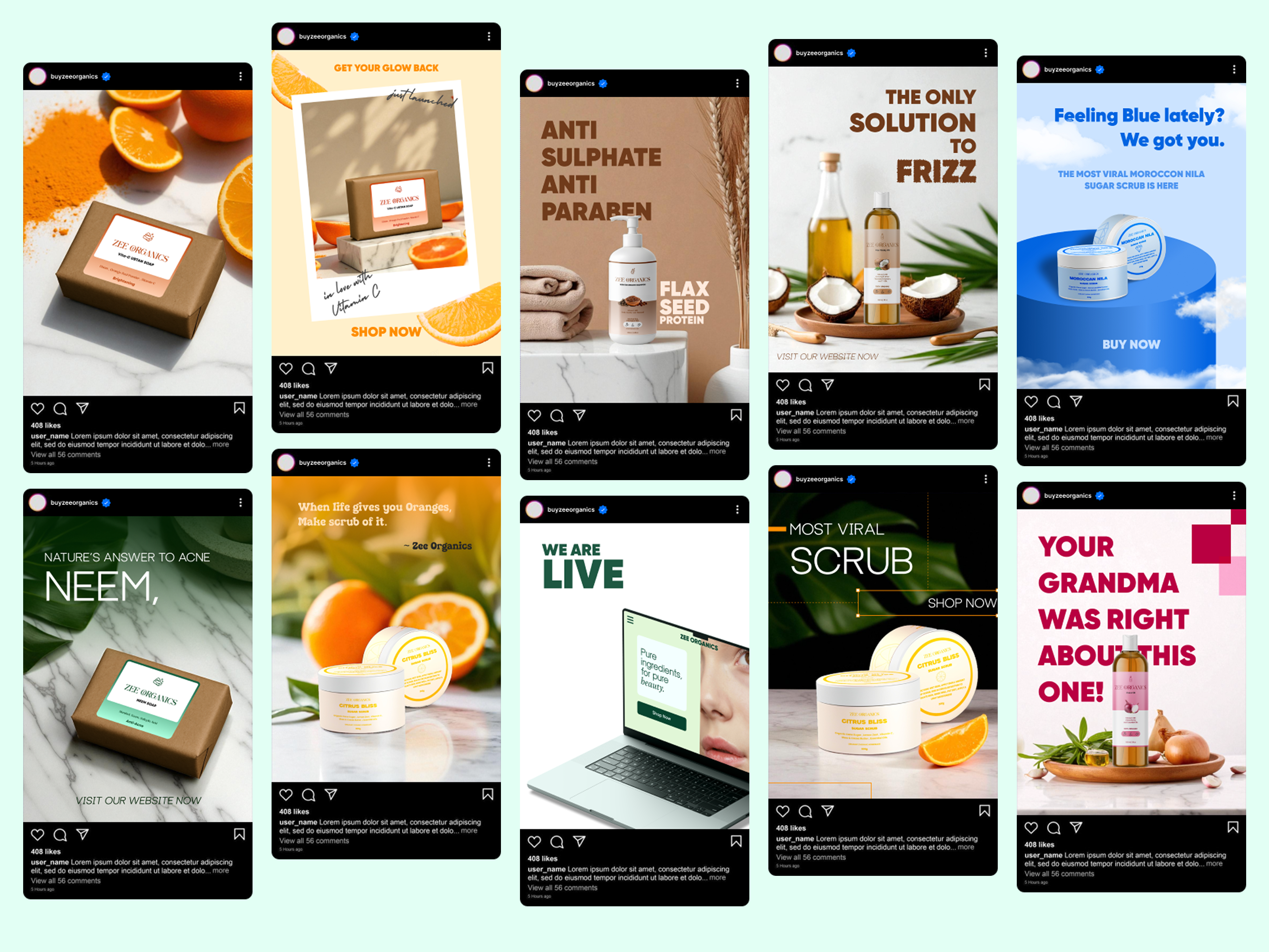 Example of Get Professional Social Media Posts